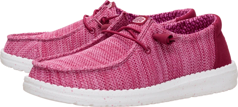 Hey Dude Ladies - Wendy Stretch Sox Rumba Red